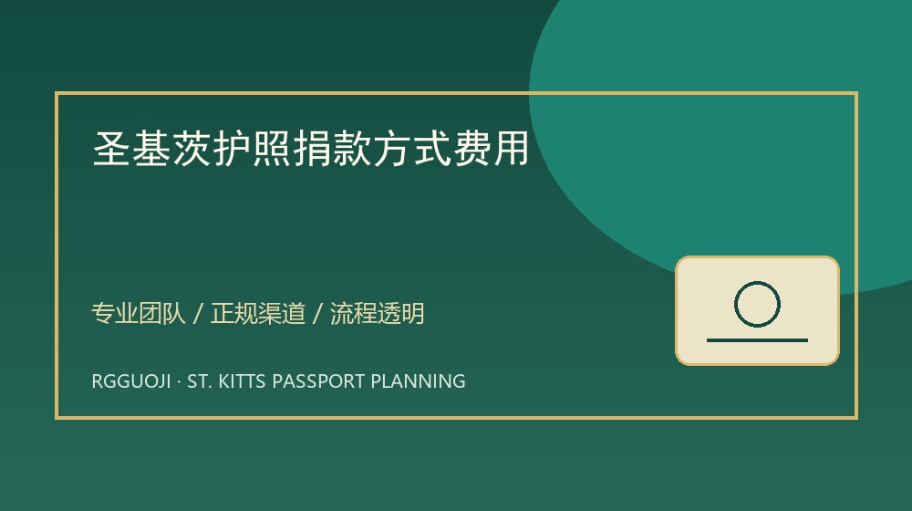 圣基茨护照捐款方式费用与圣基茨护照透明办理服务示意图