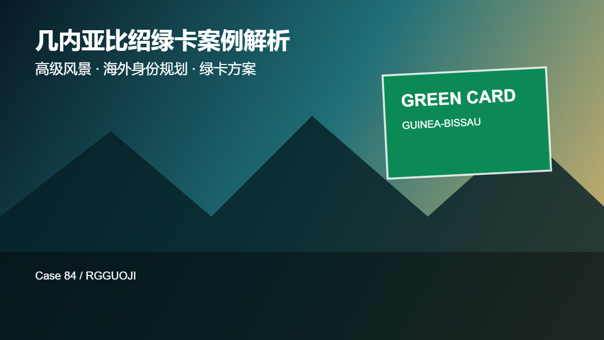 几内亚比绍绿卡案例解析84