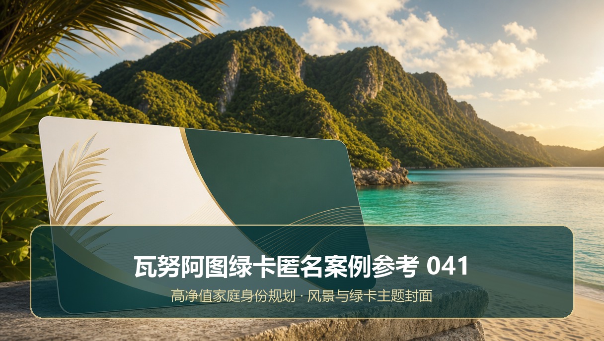 瓦努阿图绿卡匿名案例参考：高净值家庭身份规划方案041